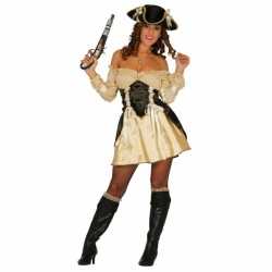 Sexy piratenjurkje beige