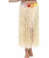 6x stuks lange hawaii partydames verkleed jurkje goedkoop gekleurde bloemen