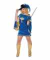 Blauw musketiers jurkje goedkoop voor dames