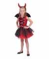 Halloween rood duivels jurkje goedkoop voor meisjes