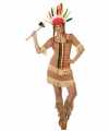 Indianen manipi verkleed jurkje kostuum goedkoop voor dames
