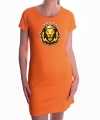 Leeuwenkop goedkoop kroon koningsdag ek wk jurkje oranje goedkoop voor dames