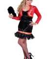Luxe spaanse jurkje zwart goedkoop rood