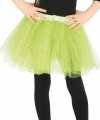 Petticoat tutu verkleed jurkje lime groen glitters goedkoop voor meisjes