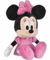 Pluche disney minnie mouse knuffel goedkoop roze jurkje 49 cm speelgoed