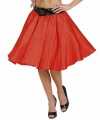 Rode fifties jurkje goedkoop petticoat goedkoop voor dames